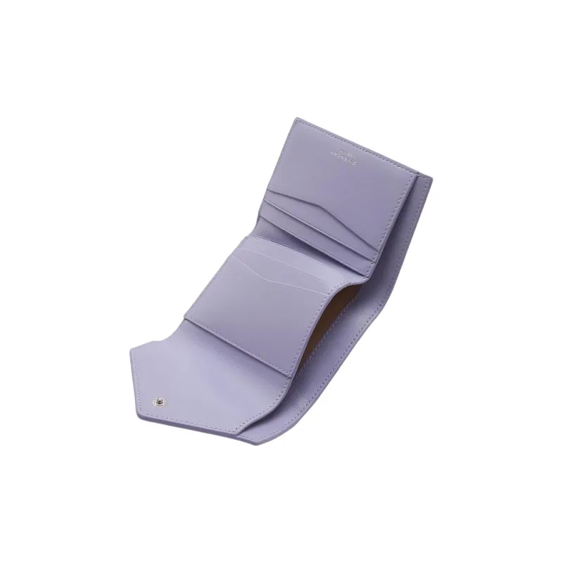 Givenchy Cow Leather Wallet Mini Women's Purple-3