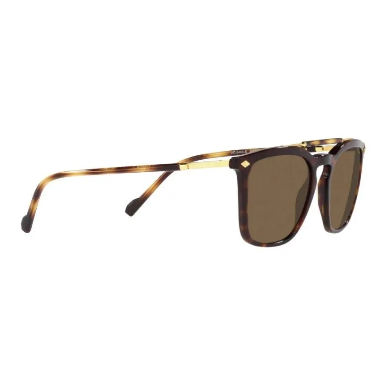 VOGUE Metal Acetate Aviator Sunglasses Men's Tortoiseshell-5