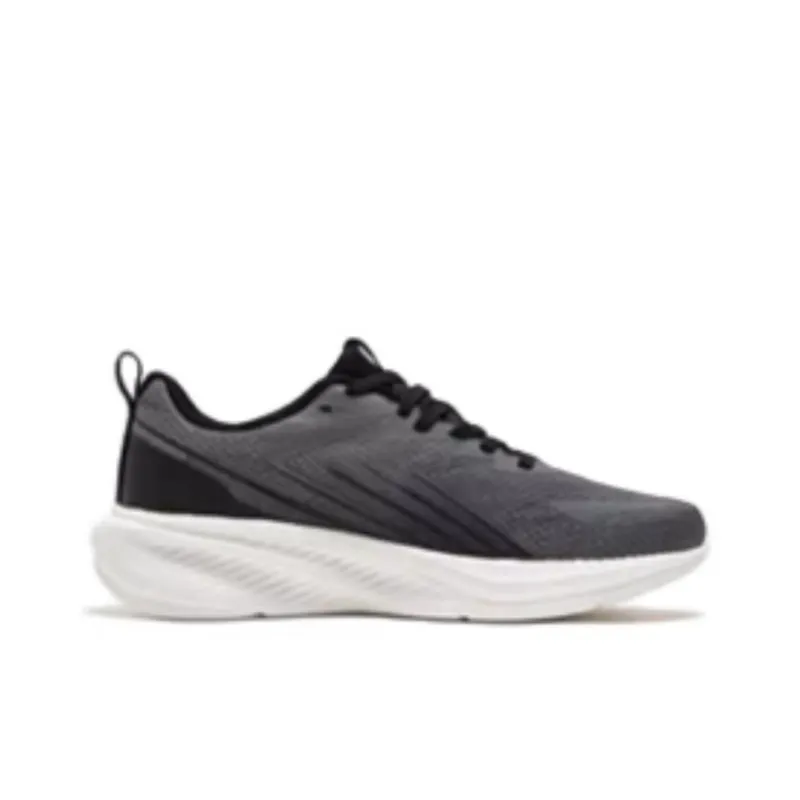 361° Anti Slip Wear Resistant Low Top Running Shoes Men's Gray Black-1