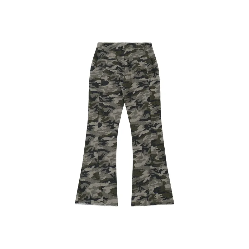 GBXM Cargo Pants Unisex Green Camouflage-1