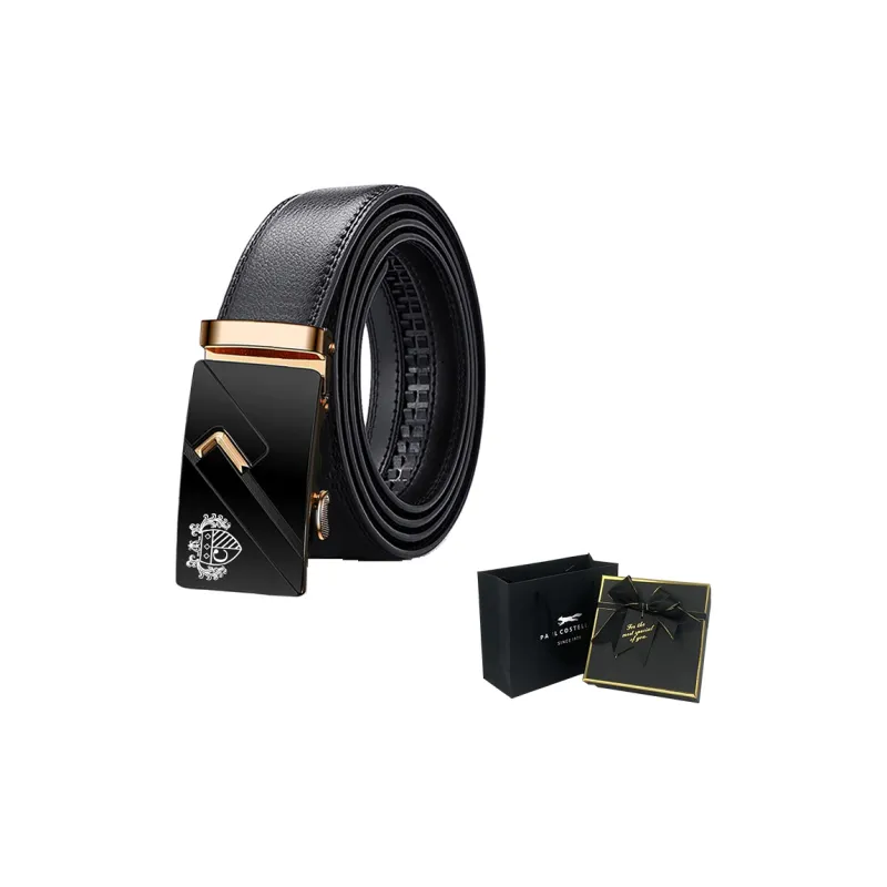 PAUL COSTELLOE Split Cow Leather Cow Split Leather Belts Unisex 3.5cm-5