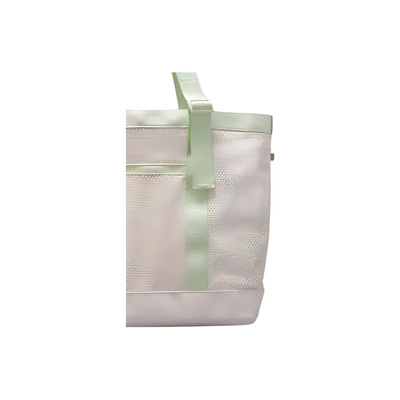 Lululemon Polyester Shoulder Bag, Handbag Regular Women's Albumin & Kohlrabi Green & Camel-3