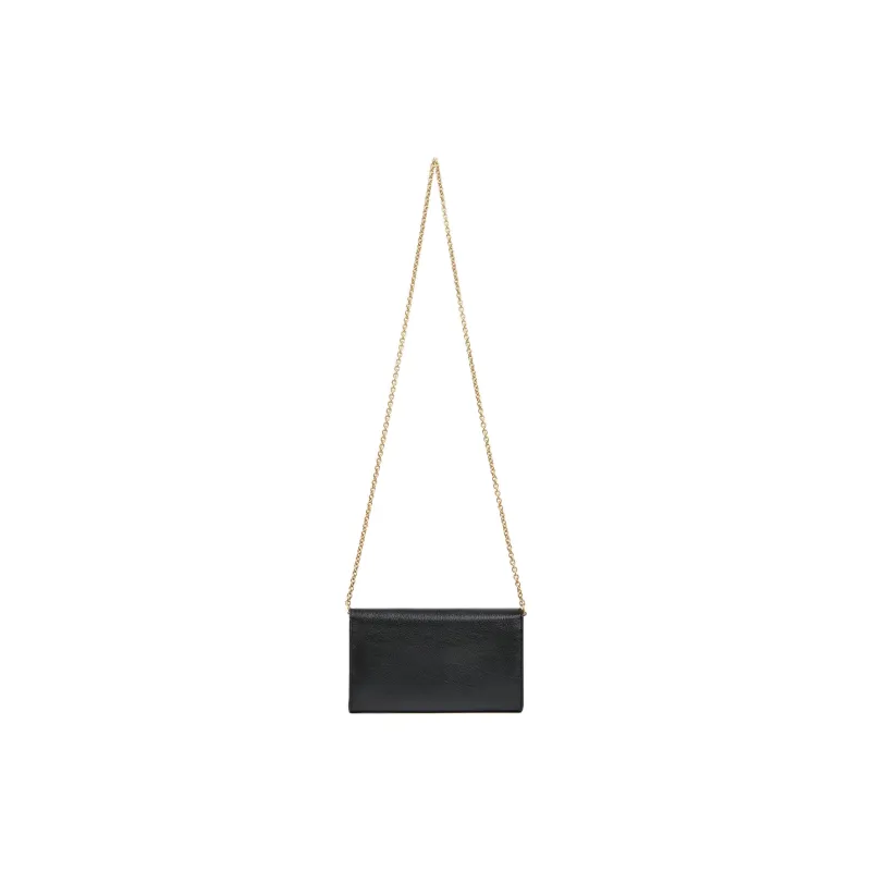 Chloe Buffalo Leather Crossbody Bag Shoulder Bag Women's Black-2