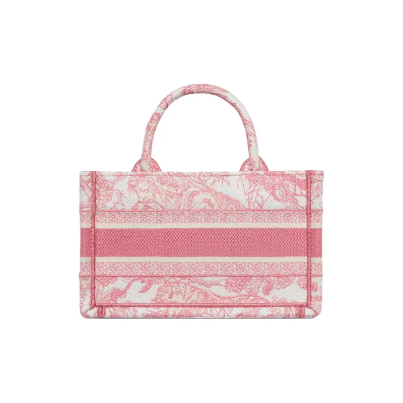 DIOR Dioriviera Cotton Tote Bag, Shopping Bag, Shoulder Bag, Handbag Mini Women's Pink-3