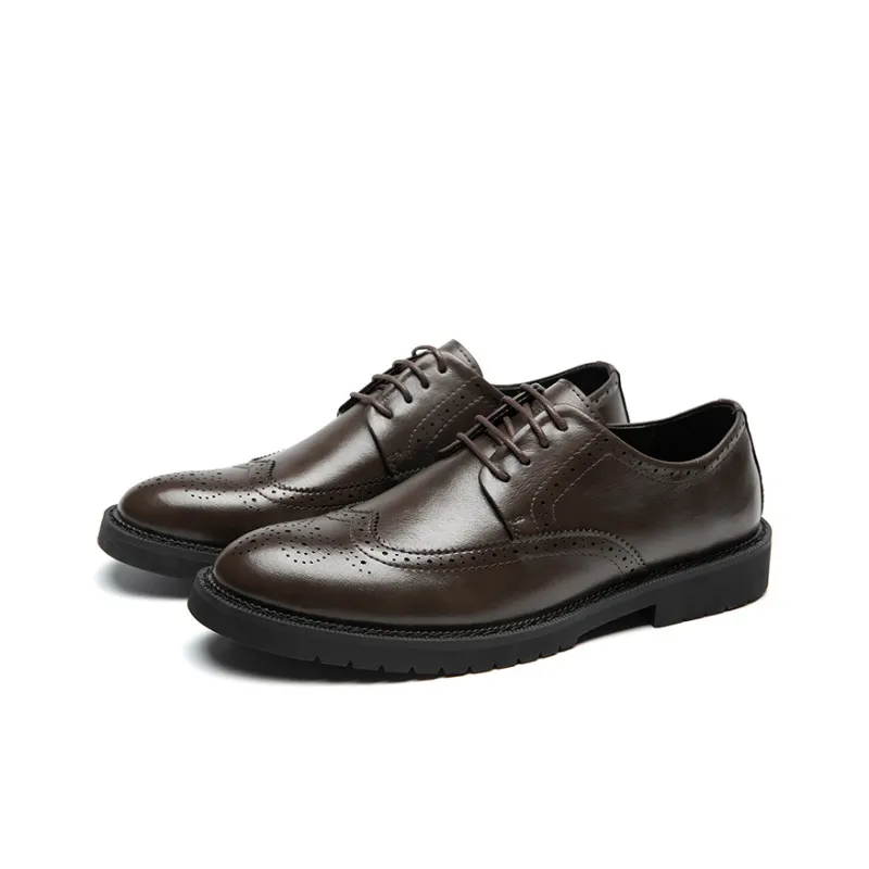 CARTELO Dress Shoes Men Low Top Black, Brown-1