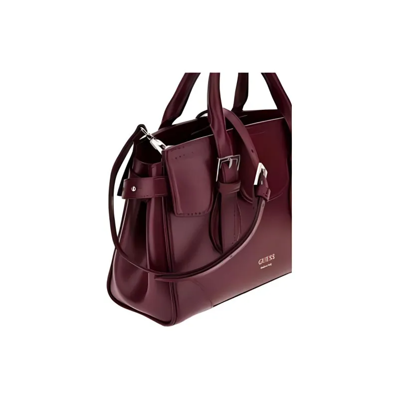 GUESS Genuine Leather Shoulder Bag Crossbody Bag Handbag Mini Women's Fuchsia-2