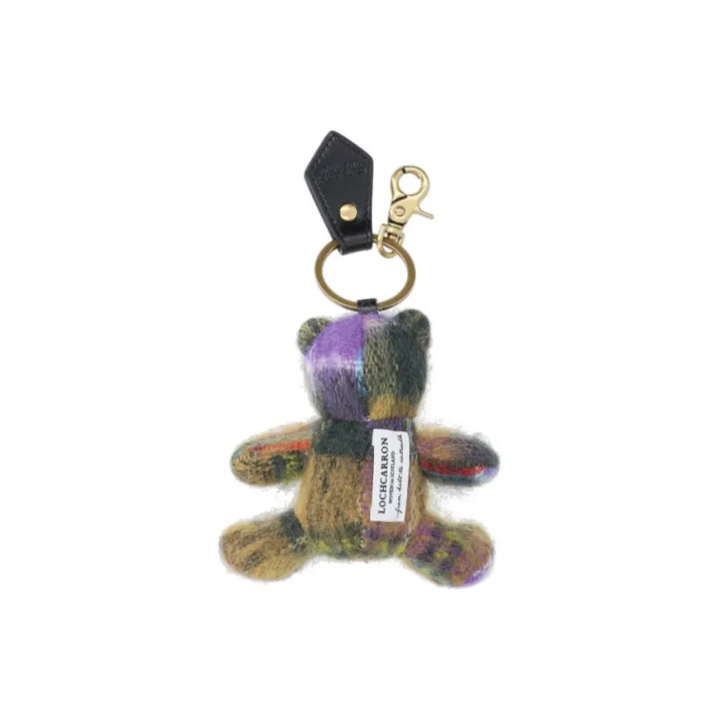 Vivienne Westwood Teddy Bear Checked Keyring-1