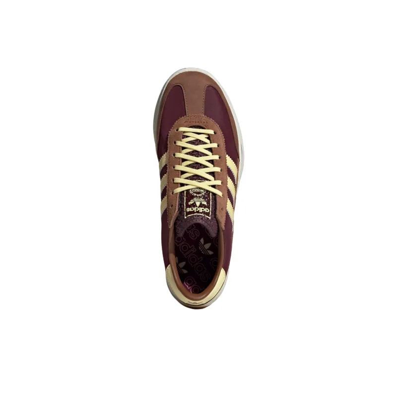 Adidas Originals SL 72 Abrasion Resistant Low Top Casual Shoes Women's Brown Yellow-2