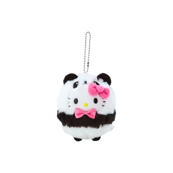Sanrio Panda Collection Hello Kitty Dolls Plush Pendant 11cm High