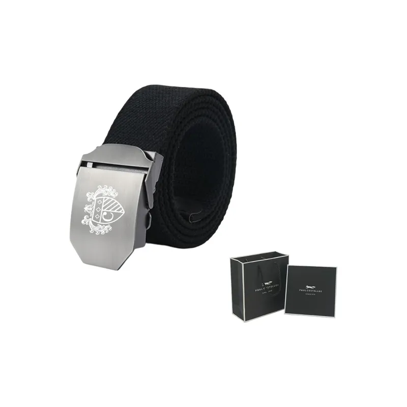PAUL COSTELLOE Polyester Cotton Blend Belt Unisex 3.8cm-5