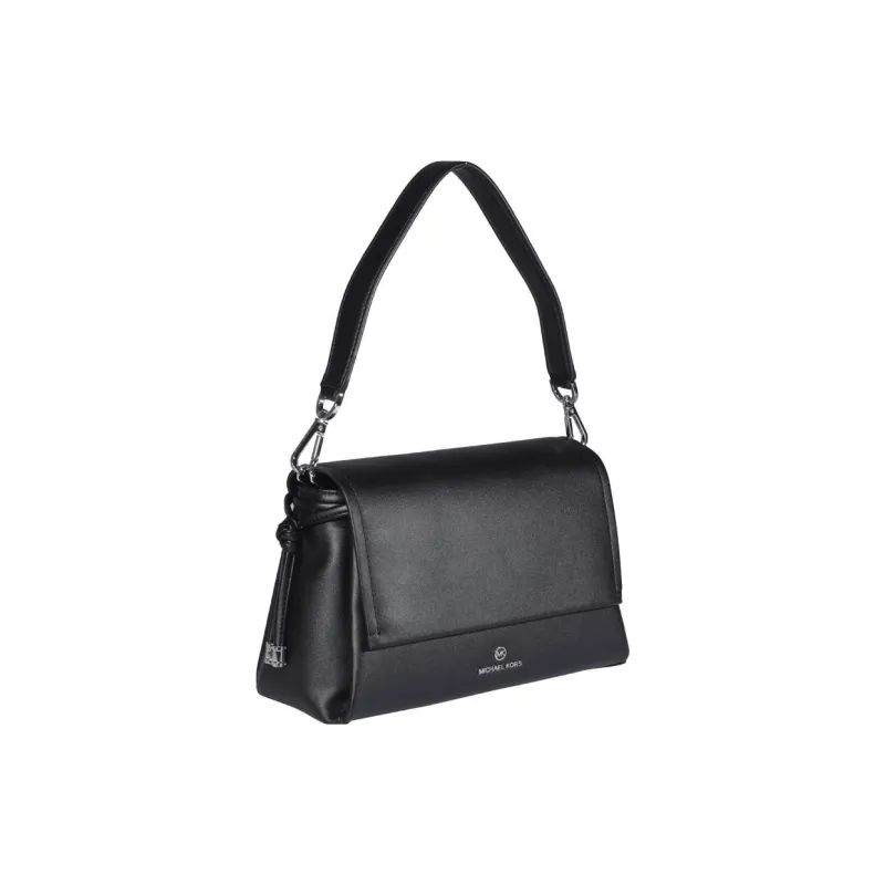 MICHAEL KORS Pearl Calfskin Portable Crossbody Bag Shoulder Bag Medium Size Women's Black-1