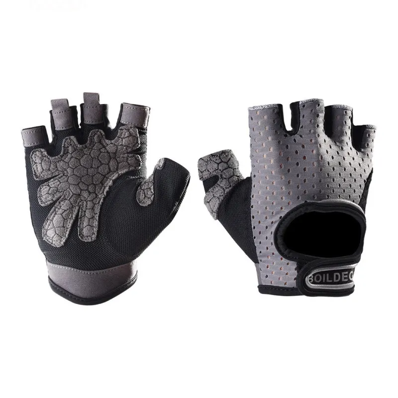 BOODUN Indoor Equipment Exercise Outdoor Sports Fitness Gloves Abrasion Resistant Breathable-2