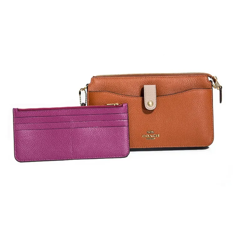 COACH Noa Pop Up Cow Leather Shoulder Bag, Crossbody Bag Trumpets Women's Orange-2