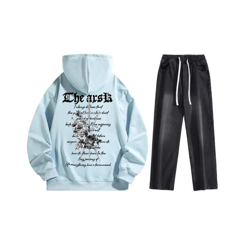 A.X.S.K Sweatshirt Sets Unisex-84