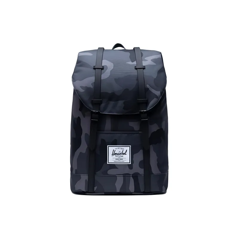 Herschel Polyester Backpack Regular Unisex Camouflage Blue-0