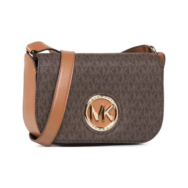 MICHAEL KORS Samira Leather Shoulder Bag Crossbody Bag Regular Women's Umber & Brown-1