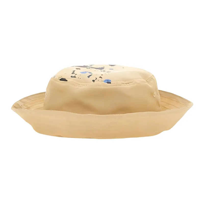 MOSCHINO Logo Printed Flat Crown Bucket Hat-2