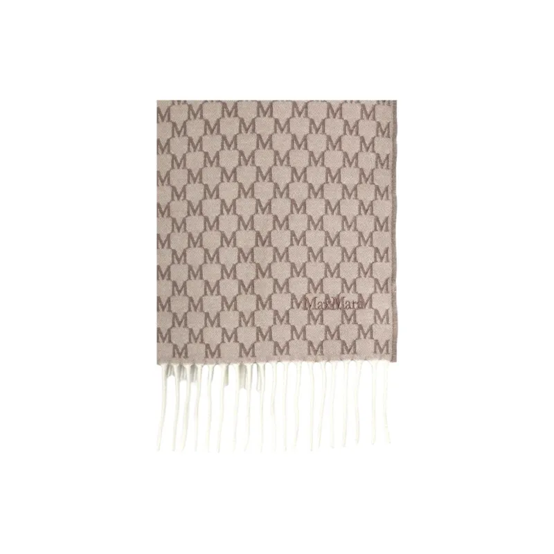 MaxMara Logo jacquard Stole-1