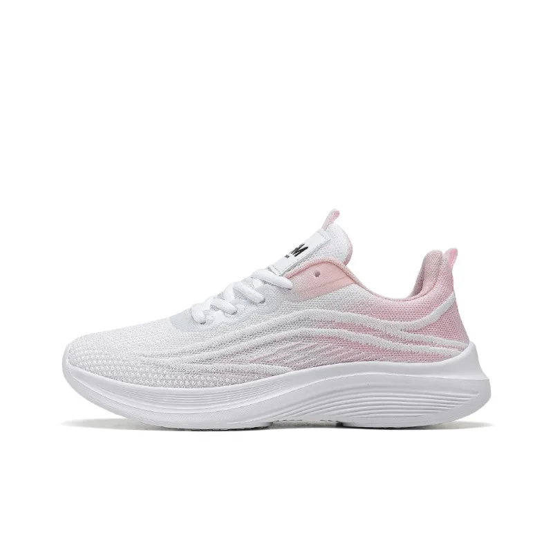 OUGLEMEN Shock-Absorbing Non-Slip Wear-Resistant Breathable Balanced Low-Top Running Shoes Unisex-1