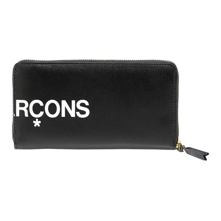 CDG Cow Leather Wallet Regular Women's Black-2