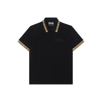 VERSACE JEANS COUTURE FW21 Polo Shirt Men's Black