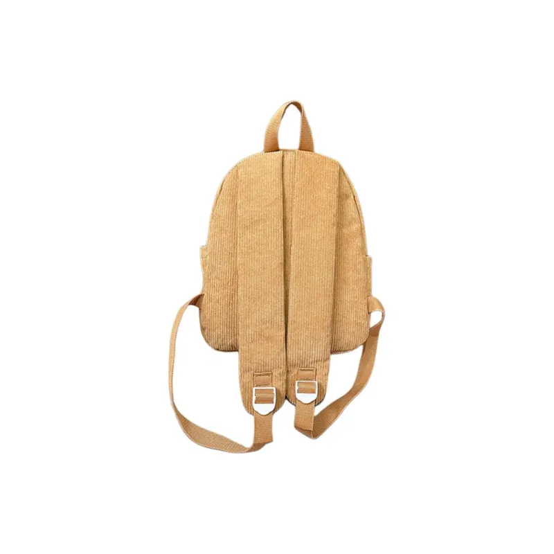 SUN EARTH &U Corduroy Backpack Unisex Multicolor-4