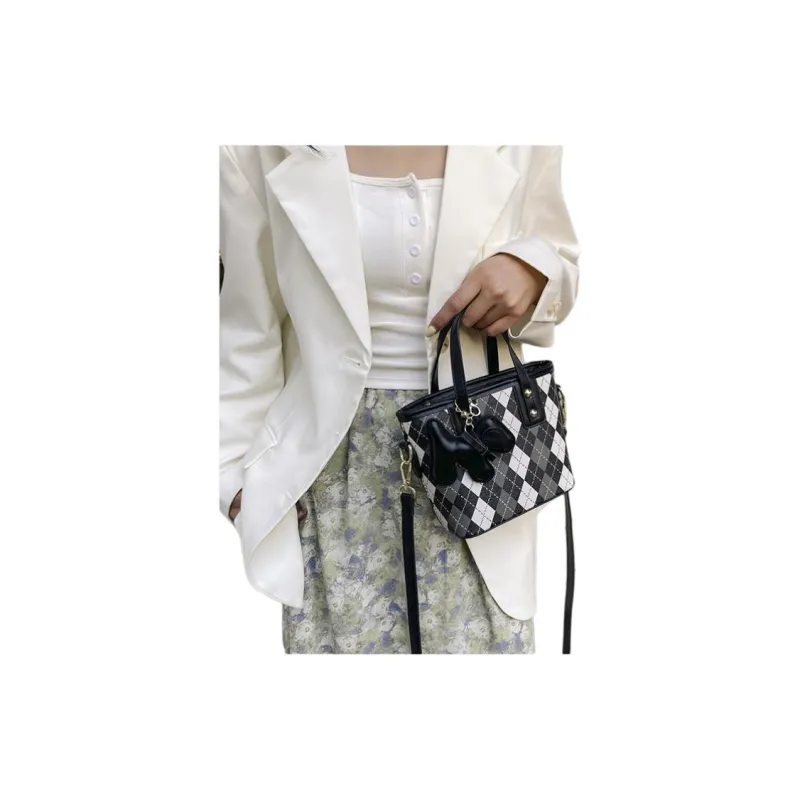 ROUNDOT PU Shoulder Bag Women's Multicolor-4