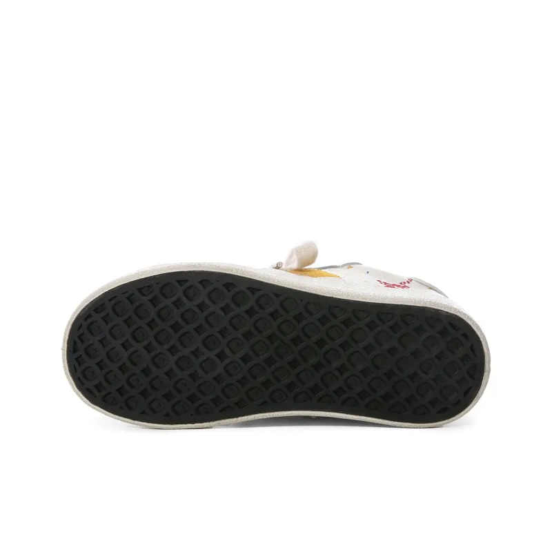 Lovely You Wear resistant And Lightweight Low Top Skateboard Shoes Women's Red Yellow-16