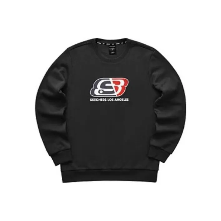 Skechers Colorful Sweatshirts Unisex Carbon Black/0018-0