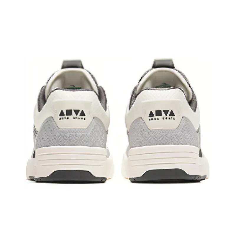 Anta AOJIE Slip Resistant Cushioning Wear Resistant Low Top Skateboard Shoes Men's Gray-3