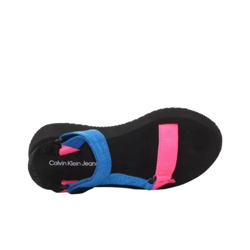 CKJ CALVIN KLEIN JEANS Prefresato Beach Sandals 4.5cm Women's Pink-3