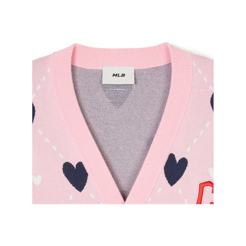 MLB SS24 Cleveland Guardians Knitwear Women's Pink-3