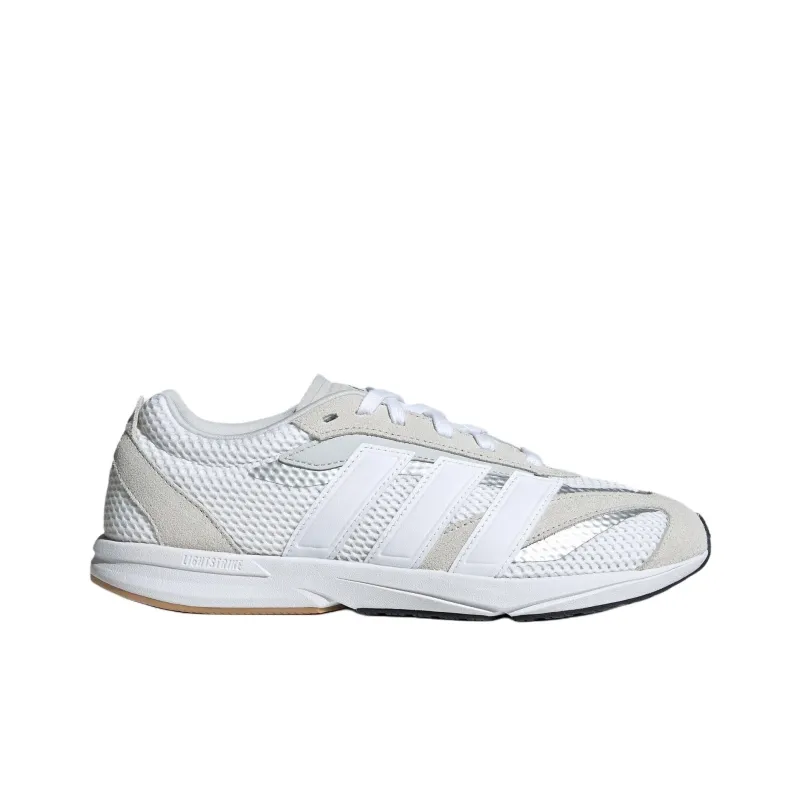 Adidas LIGHTBLAZE Abrasion Resistant Low Top Casual Running Shoes Women's Gray White-1