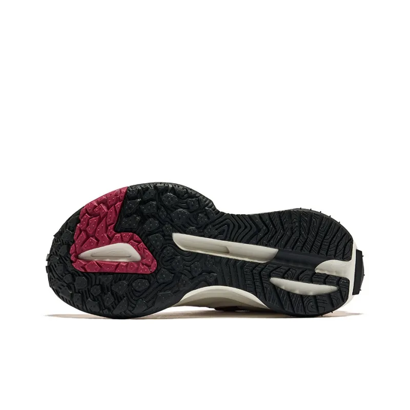 Erke Mountain Realm Breathable Slip-Resistant Low-Top Casual Shoes Women's Floating Rock Gray Yu Fuchsia-3