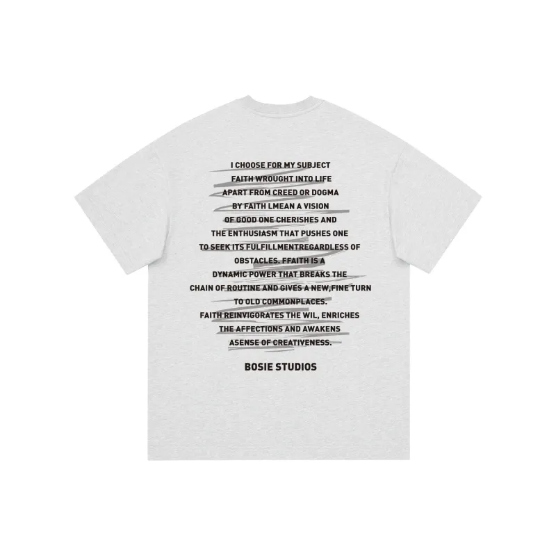 Bosieagender Short Sleeved T Shirts Unisex-7