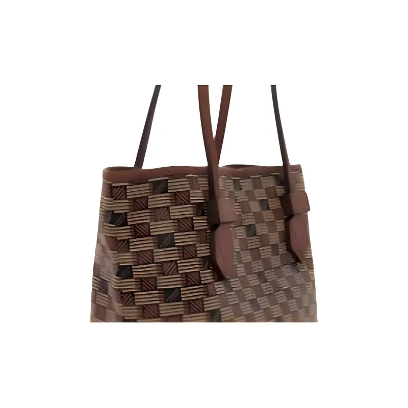 MOREAU Canvas Shoulder Bag Women's Brown-4