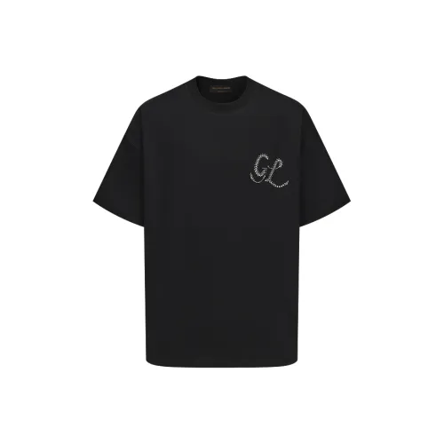 GALLIANO LANDOR 블랙 남녀공용 티셔츠