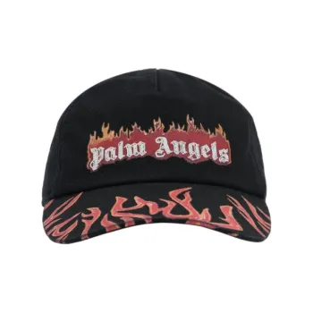 PALM ANGELS Flames Logo Baseball Cap