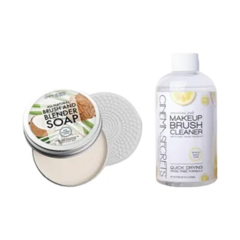Cinema Secrets Lemon Coconut Makeup Tool Cleaner Clean 236ml+100g