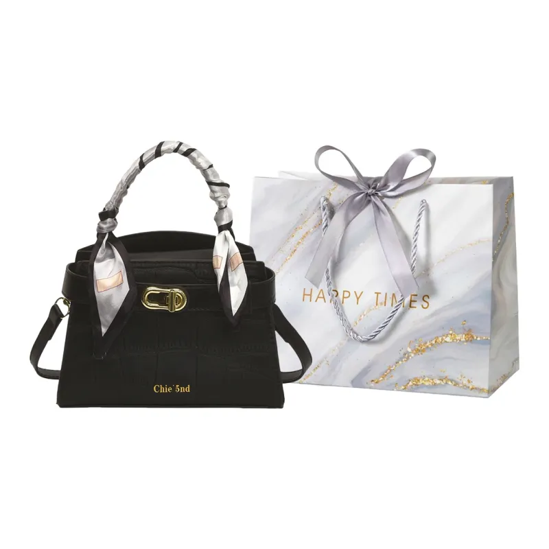 Miss Angel PU Crossbody Handbag Women's White/Black/Pink-6