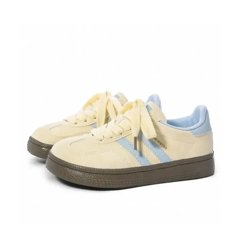 SHUXIAOBEI Vintage German Army Trainers Cushioning, Wear Resistant Low Top Skateboard Shoes Women's-37