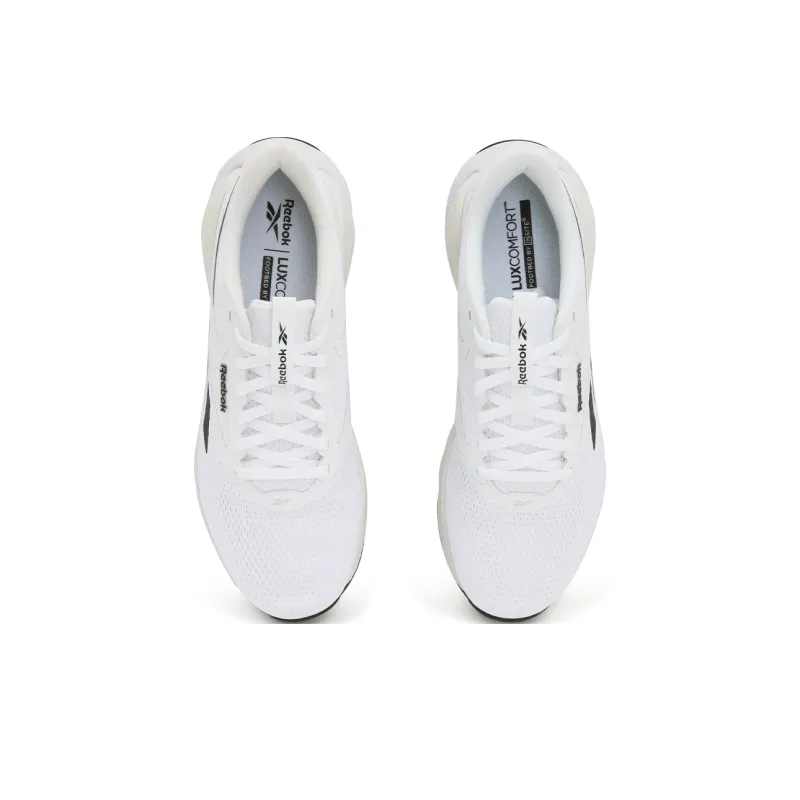 Reebok Support Wear Resistant Breathable Slip Resistant Low Top Running Shoes Unisex White Black-2
