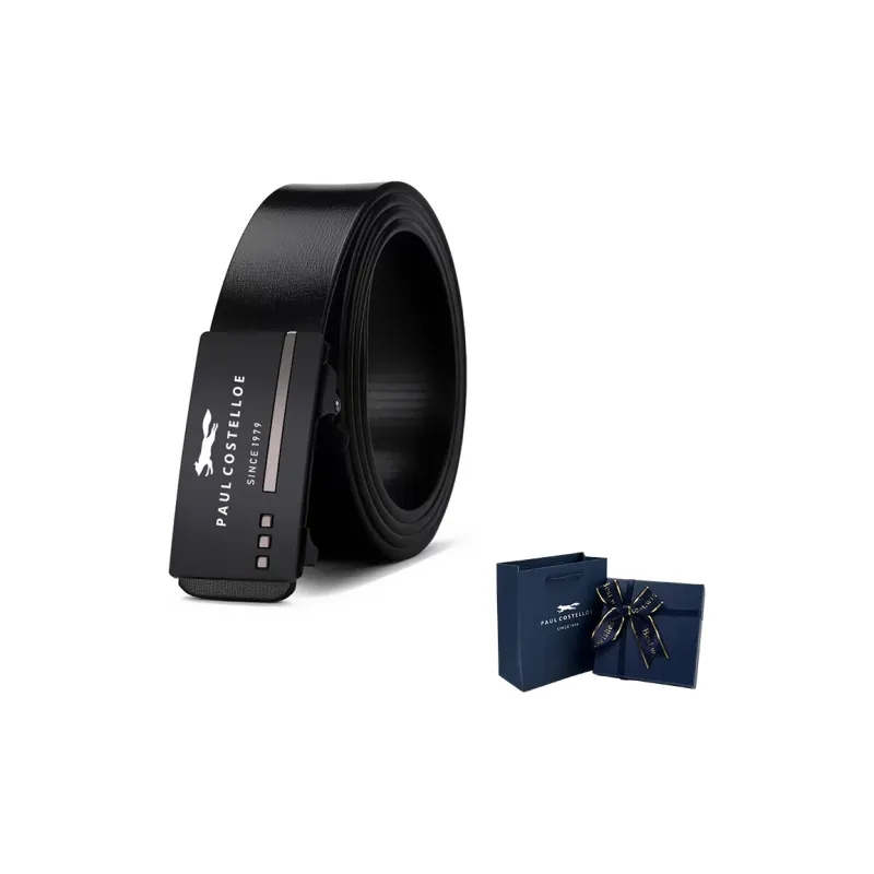 PAUL COSTELLOE Cow Split Leather Belts Men's 3.5cm-6