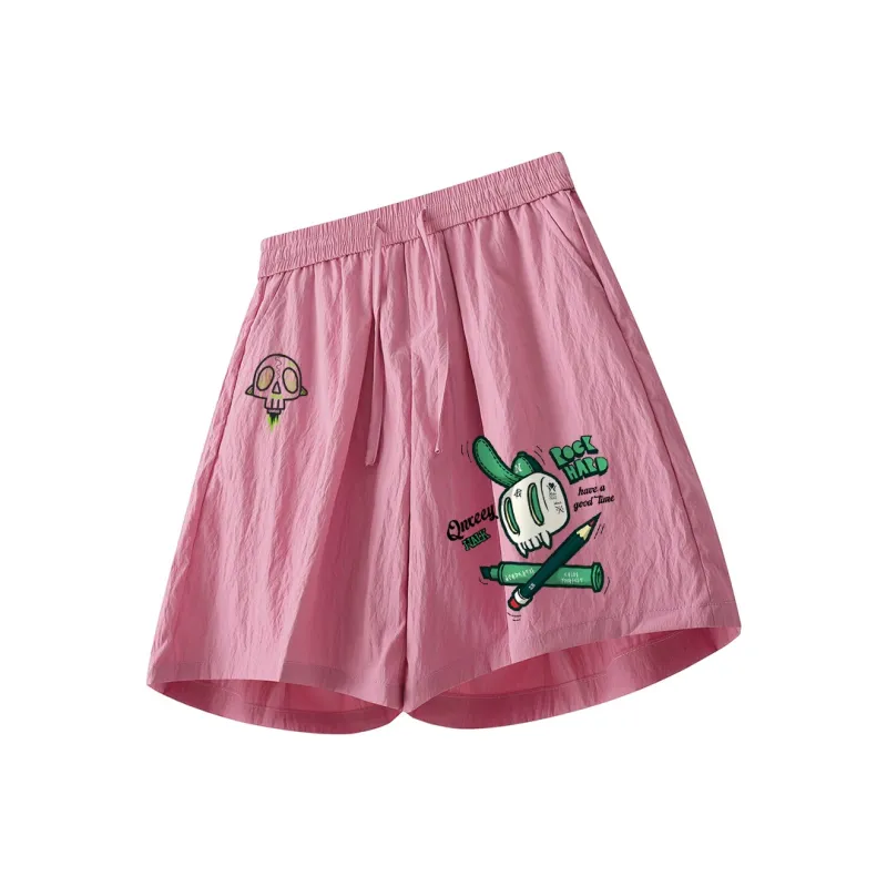 Qnxeey Casual Shorts Unisex-21