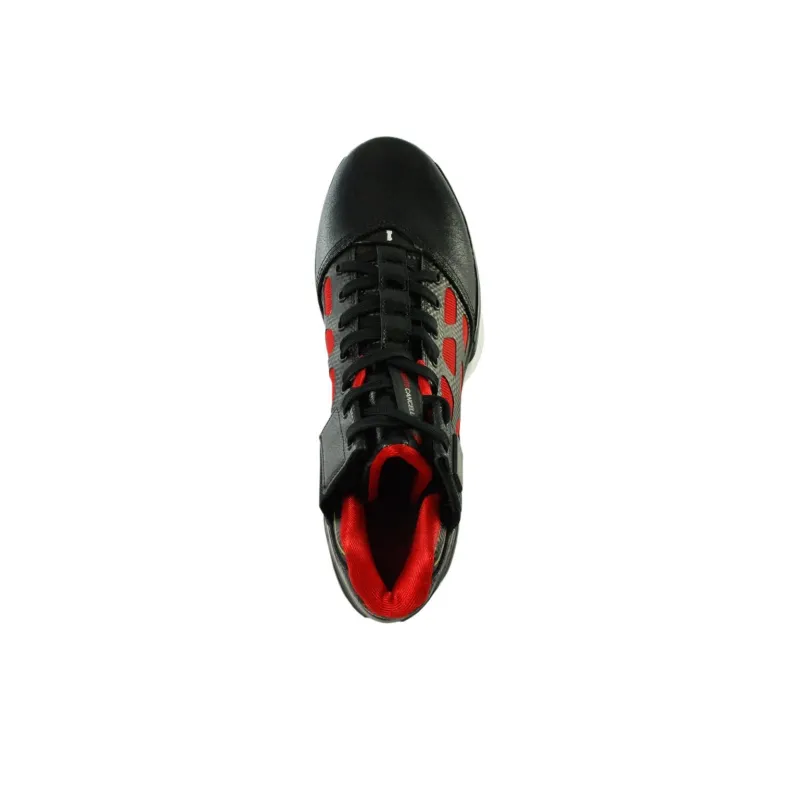 Adidas AdiZero Rose 2 Anti Slip Wear Resistant Mid Top Basketball Shoes Unisex Black Red-2
