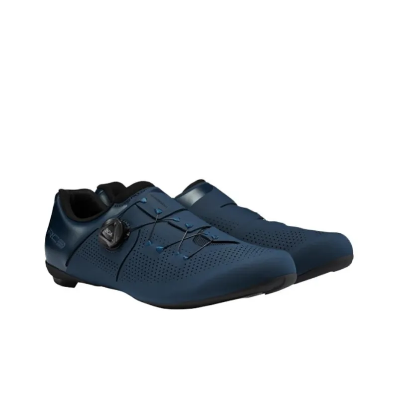 SHIMANO Wear resistant And Lightweight Low Top Cycling Shoes Men's Navy Blue-2