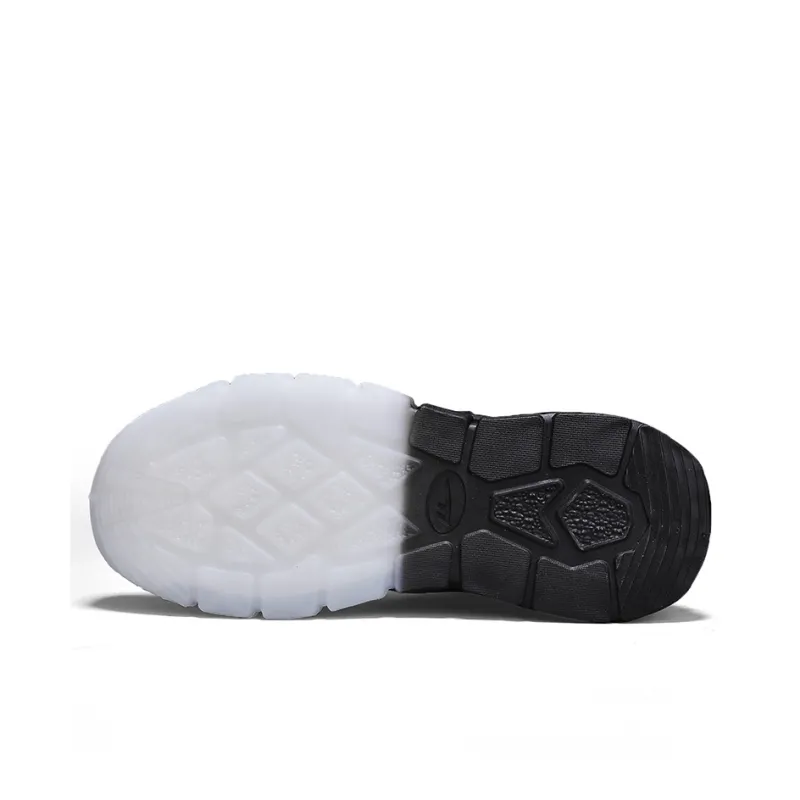 Warrior Coverage Height Increasing Abrasion Resistant Lightweight Slip Resistant Low Top Casual Shoes Men's White Black-3