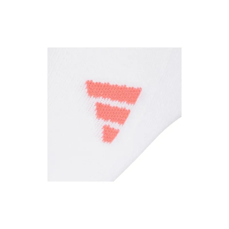 Adidas Ankle Socks Women's 1 Pack White Deep Red-2