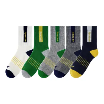 Reebok Mid Calf Socks Unisex 5 Pack