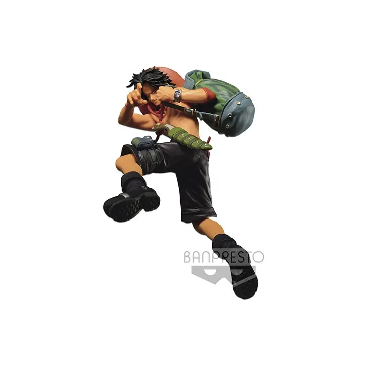 BANPRESTO Portgas D. Ace Glass Factory One Piece Styling King Bonus Gifts 9cm-1